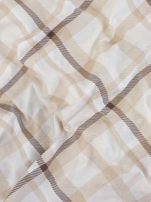 Vianočné predĺžené bavlnené obliečky Renforcé – Kúzlo Vianoc krémové