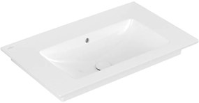 VILLEROY &amp; BOCH Venticello umývadlo na skrinku bez otvoru, s prepadom, 800 x 500 mm, biela alpská, 41048J01