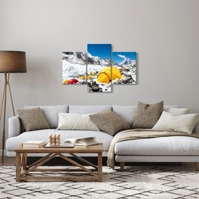 Obraz - Kempovanie v horách (90x60 cm)