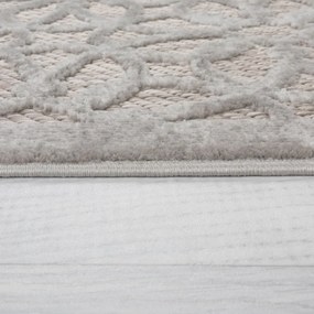 Sivý vonkajší koberec behúň 230x66 cm Argento - Flair Rugs