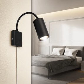 Brilagi - Flexibilná nástenná lampa SELE 1xGU10/30W/230V čierna
