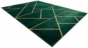 Dywany Łuszczów Kusový koberec Emerald geometric 1012 green and gold - 180x270 cm