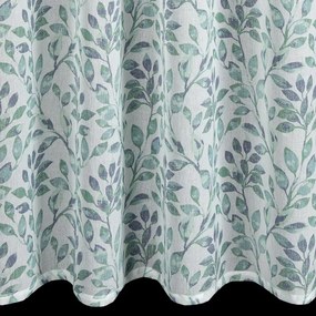 ZÁVES D91 CLARISSA NA PÁSKE 140X270 CM BIELY