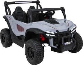 Ramiz Elektrická bugina Gravity pre deti šedá + pohon 4x4 + diaľkové ovládanie