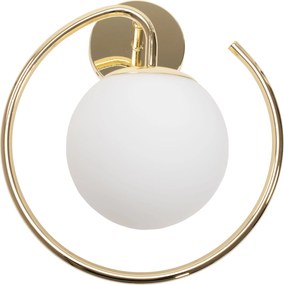 Toolight Toolight, nástenné svietidlo 1xE27 APP1153-1W, biela-zlatá, OSW-40007