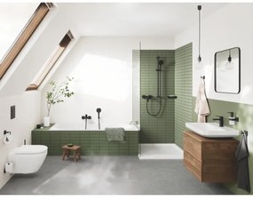 GROHE 411062430 - Rohová polička do sprchy ESSENTIALS 250 × 250 mm čierna