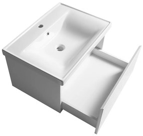 Aqualine Aqualine, ALTAIR umývadlová skrinka 61,5x35x45cm, biela, AI267