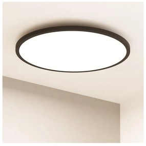 Eglo 900762 -LED Stmievateľné stropné svietidlo SARSINA-Z 41W/230V pr. 60 cm čierna EG900762