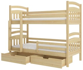 Poschodová detská posteľ 180x80 cm. Vlastná spoľahlivá doprava až k Vám domov. 1052254
