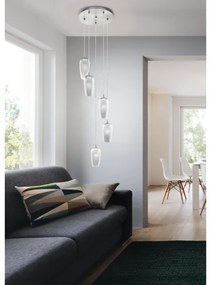 Eglo 96345 - LED Luster na lanku FARSALA 5xG9/2,5W/230V