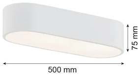 Argon 6002 - Stropné svietidlo TONI 3xE27/15W/230V biela