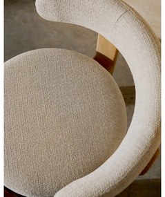 Béžová/v prírodnej farbe jedálenská stolička z jaseňového dreva Granite – Kave Home