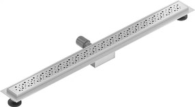 Mexen Flat nerezový sprchový žľab 90 cm vzor M12, 1021090-15