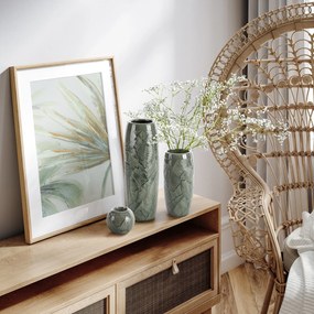 DEKORAČNÁ GUĽA DARA (01) (FI) 10X9 CM ZELENÁ