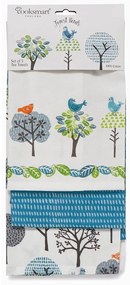 Bavlnené utierky v súprave 3 ks 45x65 cm Forest Birds – Cooksmart ®