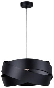 Zuma Line 1114 - Luster na lanku TORNADO 1xE27/40W/230V čierna