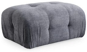 Univerzálny puf Pebble 95 x 65 cm, sivá