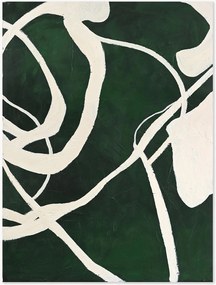 Ručne maľovaná tlač na plátne v ráme Masterpiece