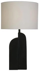 Searchlight EU61650BK - Stolná lampa PERTH 1xE27/60W/230V