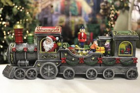 Klasik svietiaca vianočná dekorácia vláčik 40cm