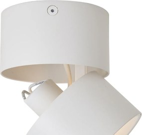 Moderné prisadené bodové svietidlo biele GU10 50mm naklápacie - Echo