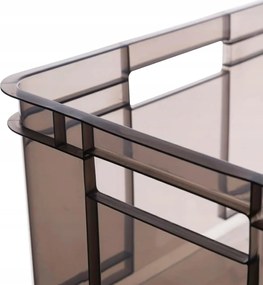 Keeeper Úložný box pre domácnosť aj dielňu, BRUNO XL, 28L, 43 x 35 x 24 cm, dymový