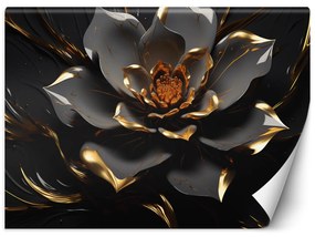 Gario Fototapeta Zlatosivý lotosový kvet Materiál: Vliesová, Rozmery: 200 x 140 cm