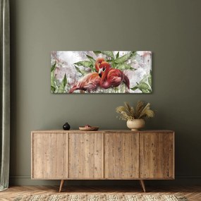 Obraz - Plameniaky (120x50 cm)