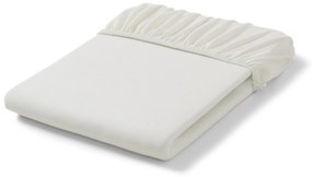 Napínacia plachta na vrchný matrac, štandardná veľkosť, bielosivá