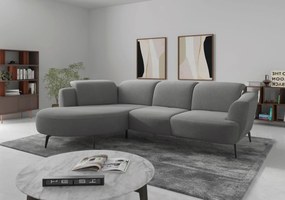 XXXLutz ROHOVÁ SEDAČKA, textil, sivá Sit & More - Sedačky - 000144018559