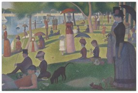 Obraz - Georges Seurat, A Sunday on La Grande Jatte, reprodukcia (90x60 cm)
