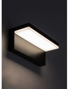 Rabalux 77092 - LED Vonkajšie nástenné svietidlo ZARAGOZA LED/10W/230V IP54 čierna