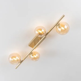 Brilagi - LED Prisadený luster MILLA 4xG9/3W/230V zlatá