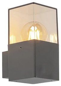 Dánska moderná vonkajšia nástenná lampa antracit IP44