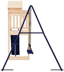 Vonkajšia súprava na hranie masívna borovica