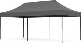 Samorozkladací párty stan so stenami v rôznych farbách 3 x 6 m čierna