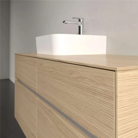 VILLEROY &amp; BOCH Collaro závesná skrinka pod umývadlo na dosku (umývadlo vľavo), 4 zásuvky, 1200 x 500 x 548 mm, Nordic Oak, C09800VJ