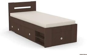 Drevona, posteľ REA LARISA 90, Wenge