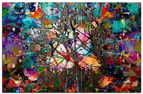 Obraz na plátne - Kvetinové grunge pozadia 1108A (120x80 cm)