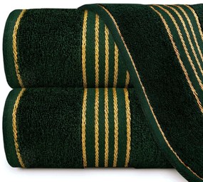 BAVLNENÝ UTERÁK TIWANO 30X50 CM TMAVOZELENÁ