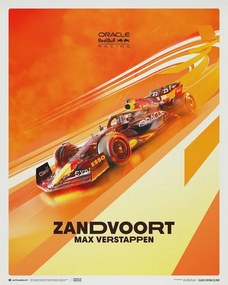 Umelecká tlač Oracle Red Bull Racing - Max Verstappen - Dutch Grand Prix - 2022, Automobilist