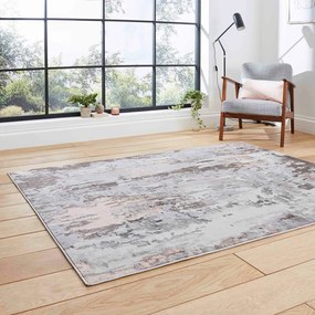 Sivo-ružový koberec Think Rugs Apollo, 160 x 220 cm