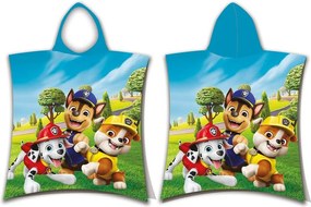 Bavlnené detské pončo veľkosť 3-8 rokov Paw Patrol – Jerry Fabrics