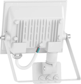 Mexen Luxpro+ LED reflektor s pohybovým senzorom, 20W, studená - 6500K, 2200 lm, biela - L236-020-65-20