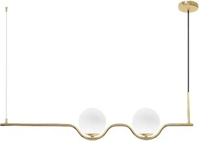 Toolight Toolight, Stropné svietidlo 2xE27 APP981-2CP, zlatá, OSW-05418