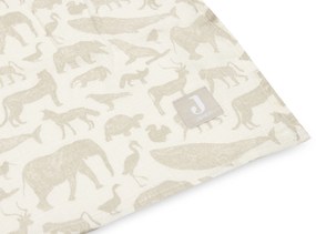 Plienky zavinovacie 2ks 115x115cm Animals Nougat