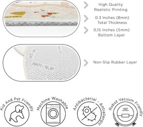 Prateľný detský hrací koberec ø150 cm Savana Ride – Mila Home