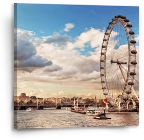 Sablio Obraz London eye - 50x50 cm
