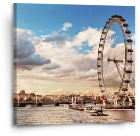 Sablio Obraz London eye - 50x50 cm
