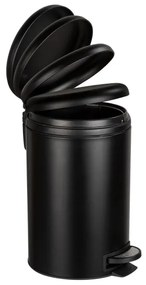 WENKO 54913100 - Odpadkový kôš LEMAN 25x38 cm čierny